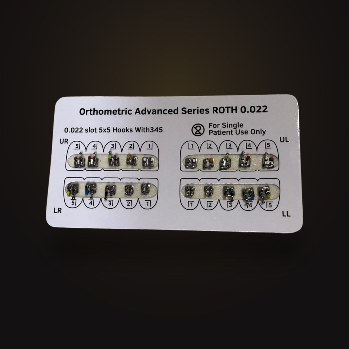Kit Brackets Roth .022 Advanced Series