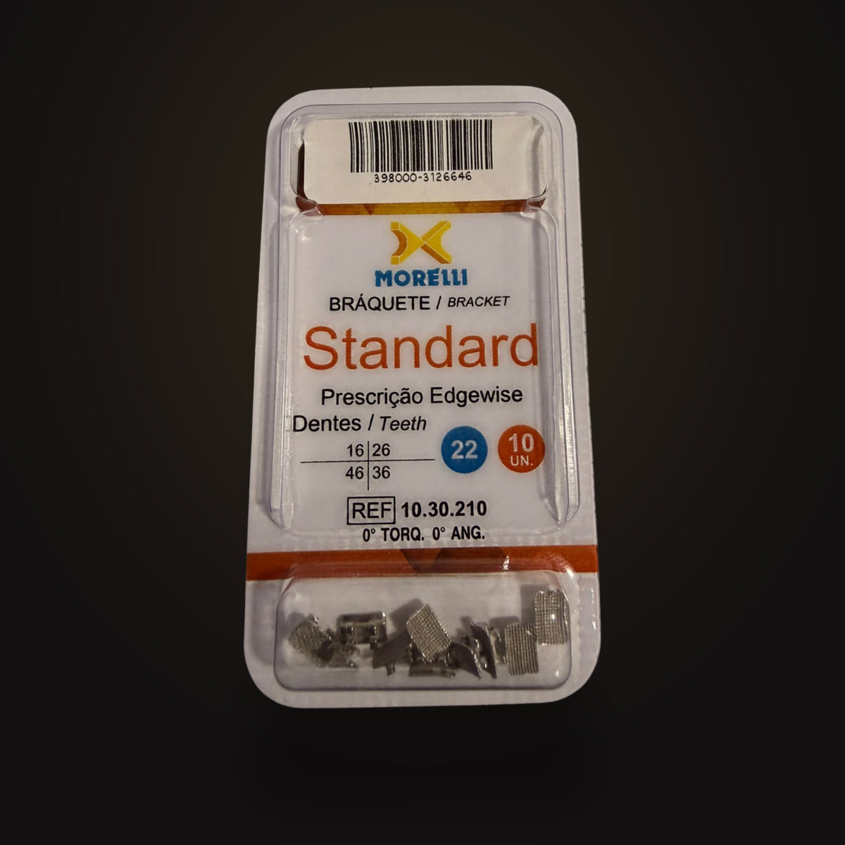 Bráquete Standard Edgewise .022 (10 uds)
