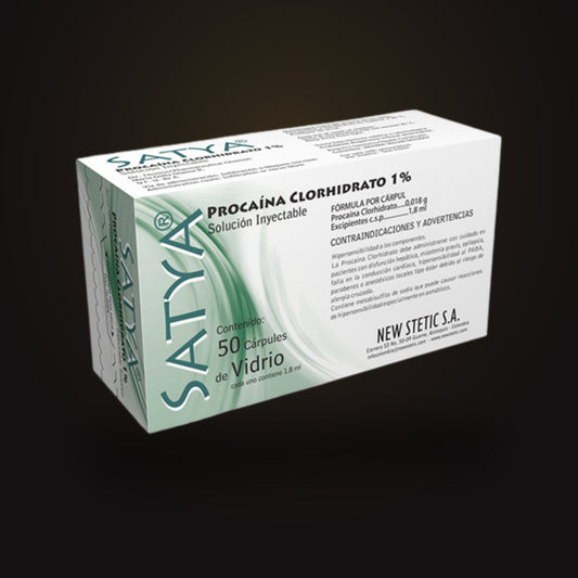 Procaína Clorhidrato 1% Satya (50 cárpules)