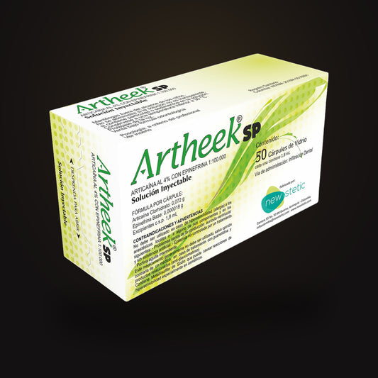 Artheek SP Articaína 4% con Epinefrina 1:100.000 (50 cárpules)
