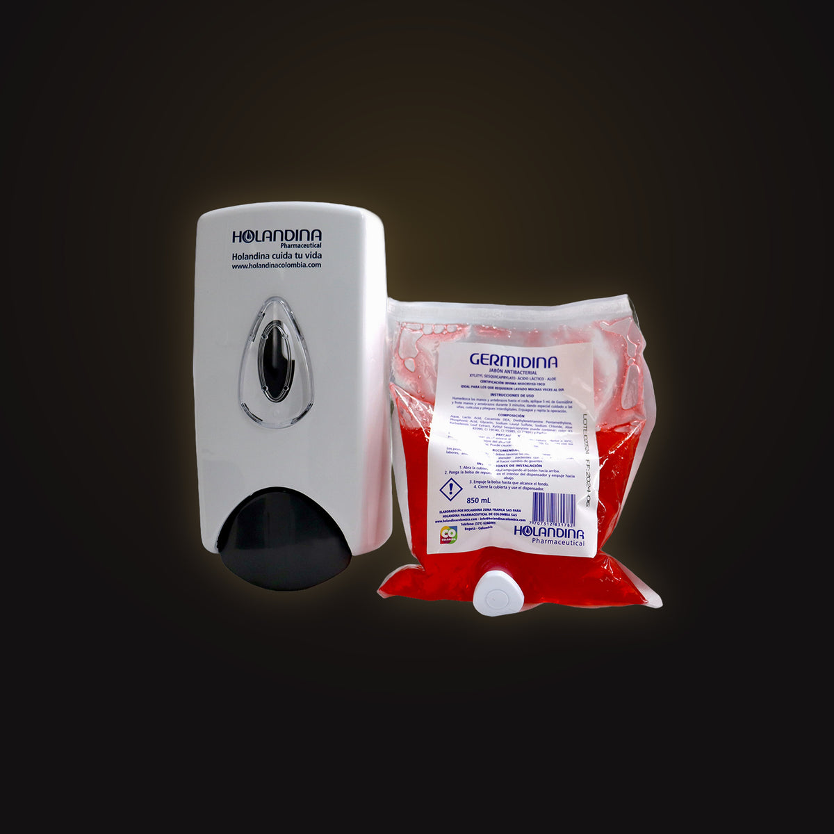 Dispensador con Germidina